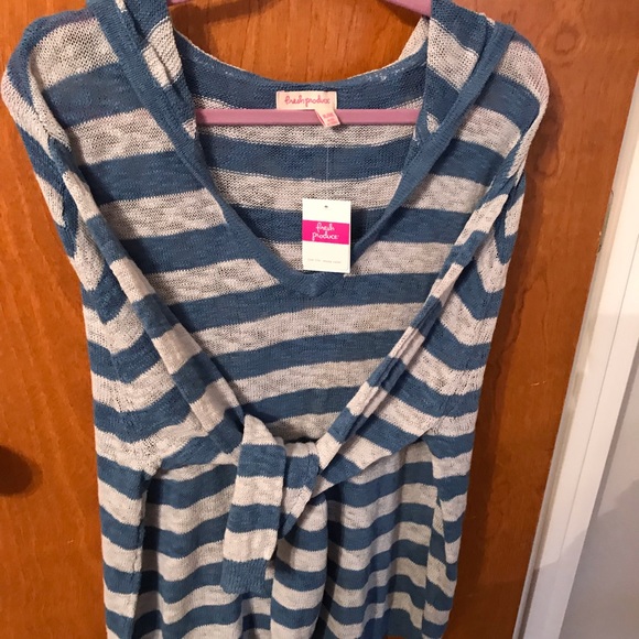 Fresh Produce hooded cotton pullover sweater - Picture 3 of 8